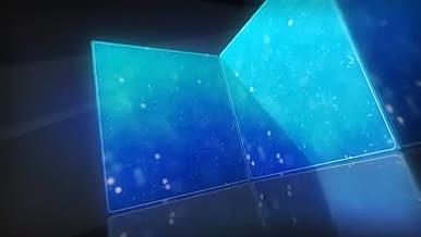 蓝色科技企业几何图文介绍背景AE模板视频的预览图